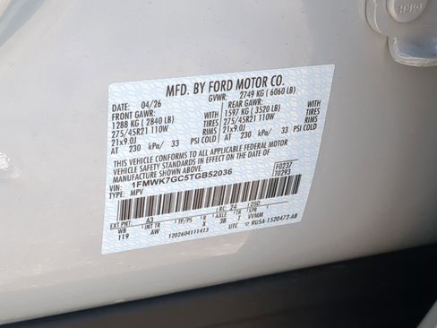 New 2026 Ford Explorer ST RWD image 77