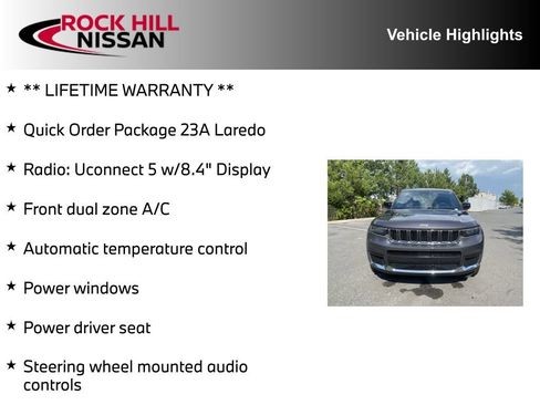 Used 2024 Jeep Grand Cherokee L Laredo RWD image 5