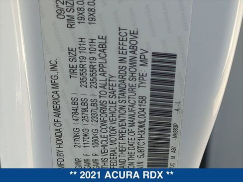 Used 2021 Acura RDX FWD image 24