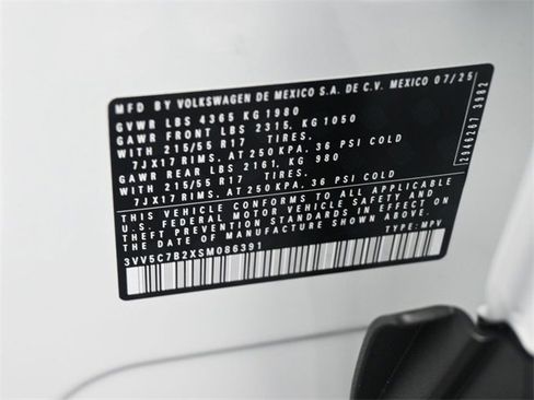 New 2025 Volkswagen Taos S image 20