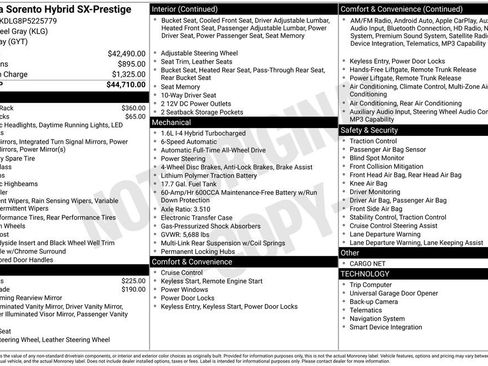 Certified 2023 Kia Sorento SX Prestige image 8