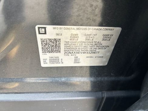 Used 2019 Chevrolet Equinox Premier w/ LPO, Cargo Package AWD/4WD image 34