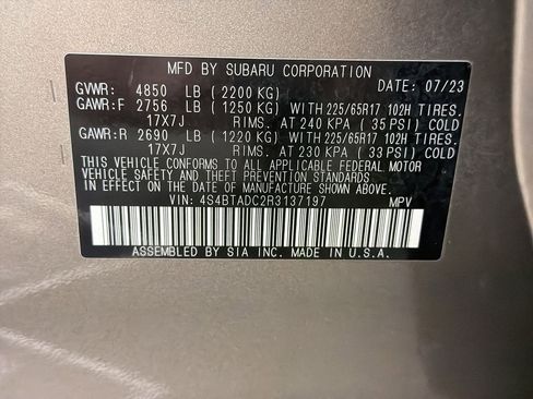 Used 2024 Subaru Outback Premium image 19