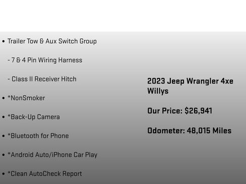 Used 2023 Jeep Wrangler Unlimited w/ Cold Weather Group AWD/4WD image 24