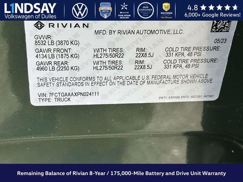 Used 2023 Rivian R1T Adventure image 25