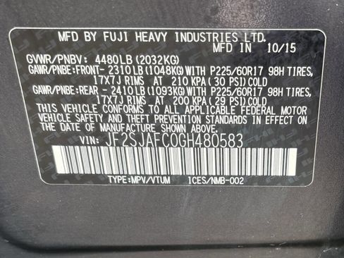 Used 2016 Subaru Forester 2.5i Premium AWD/4WD image 16