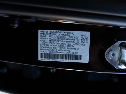 Certified 2024 Honda Ridgeline Black Edition image 46