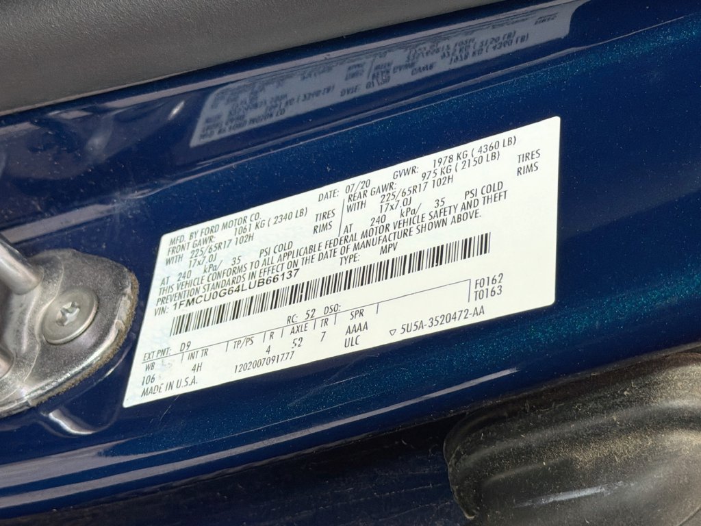 Used 2020 Ford Escape SE FWD image 31