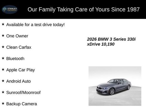 Used 2026 BMW 330i xDrive Sedan w/ Convenience Package AWD/4WD image 9