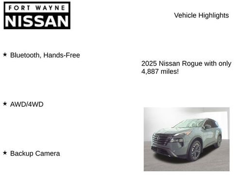 Used 2025 Nissan Rogue SL w/ Tech Package AWD/4WD image 8