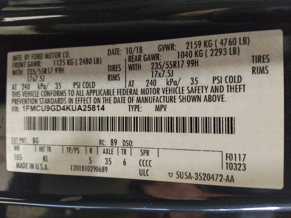 Used 2019 Ford Escape SE AWD/4WD image 33