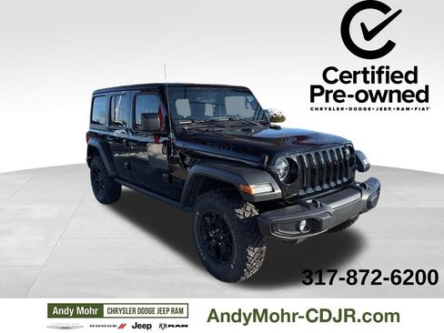 Certified 2021 Jeep Wrangler Unlimited Sport image 1