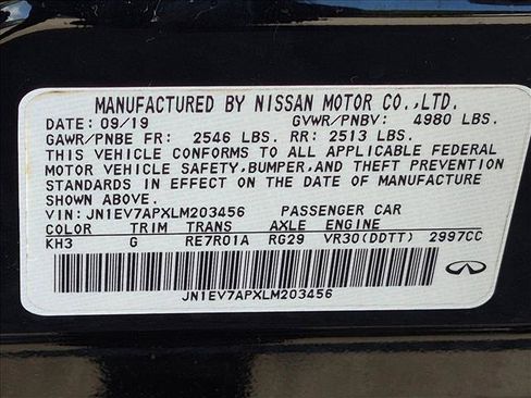 Used 2020 INFINITI Q50 Luxe RWD image 24