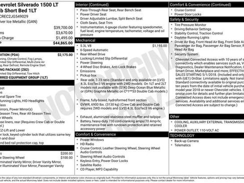 Used 2018 Chevrolet Silverado 1500 LT w/ Texas Edition image 7