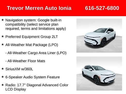 Used 2024 Chevrolet Equinox EV LT w/ LPO, All-Weather Mat Package FWD image 20