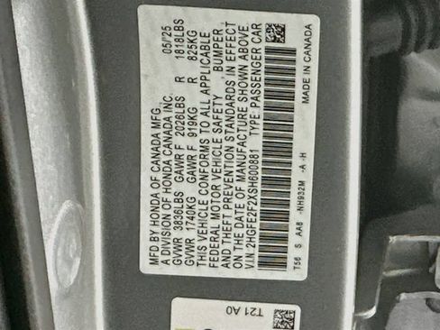 Used 2025 Honda Civic LX image 30