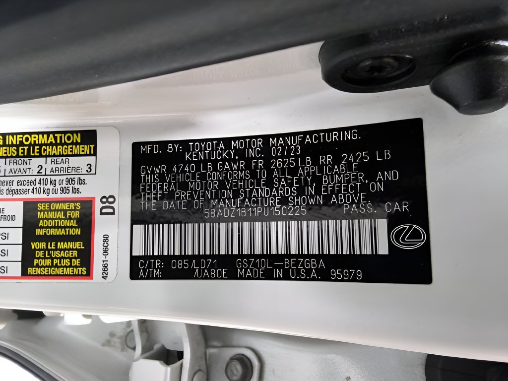Used 2023 Lexus ES 350 w/ Premium Package FWD image 18