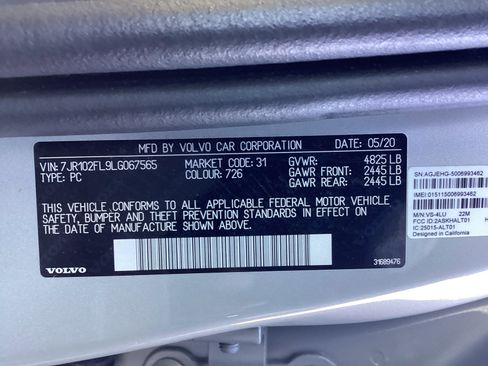 Used 2020 Volvo S60 T5 Inscription w/ Protection Package Premier image 37