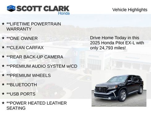 Used 2025 Honda Pilot EX-L image 11