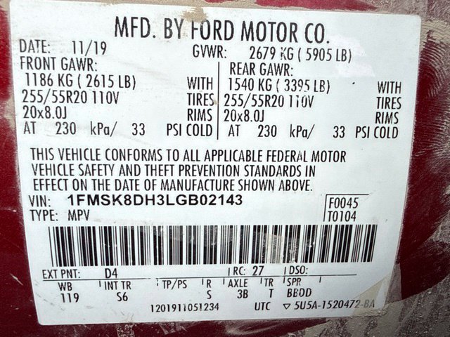 Used 2020 Ford Explorer XLT w/ Equipment Group 202A AWD/4WD image 16