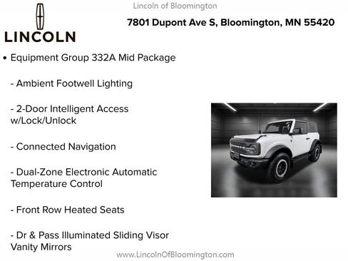 Used 2023 Ford Bronco Badlands w/ Sasquatch Package AWD/4WD image 5
