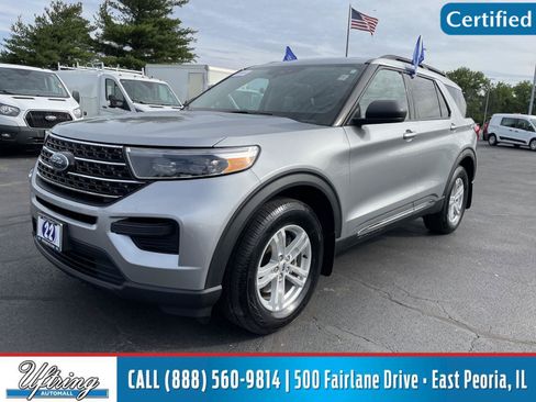 Certified 2022 Ford Explorer XLT w/ Class IV Trailer Tow Package AWD/4WD image 1