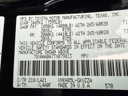 New 2026 Toyota Sequoia Platinum image 22