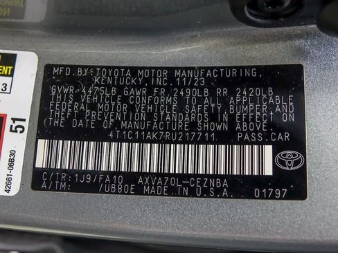 Certified 2024 Toyota Camry LE image 26
