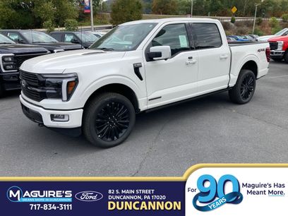 New 2025 Ford F150 Platinum w/ Equipment Group 702A High