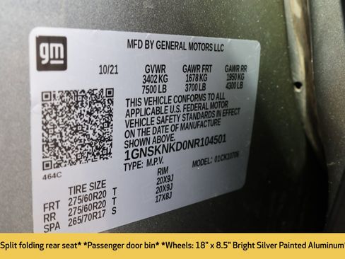 Used 2022 Chevrolet Tahoe LT w/ Luxury Package image 53