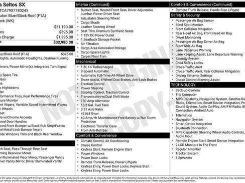 Used 2025 Kia Seltos SX AWD/4WD image 6