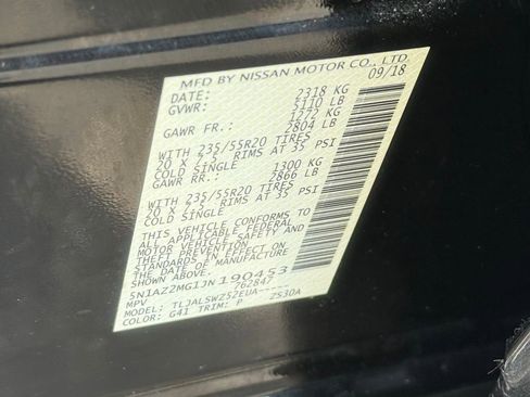 Used 2018 Nissan Murano Platinum FWD image 39