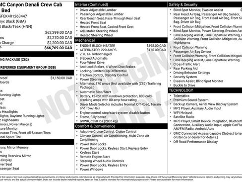 Used 2024 GMC Canyon Denali AWD/4WD image 14