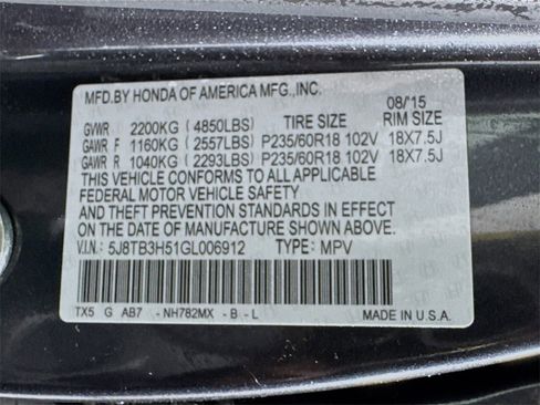 Used 2016 Acura RDX FWD w/ Technology Package image 43