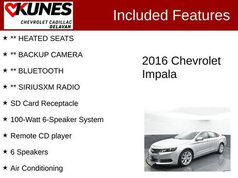 Used 2016 Chevrolet Impala LTZ image 3