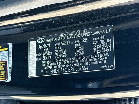 New 2024 Hyundai Santa Fe Limited image 30