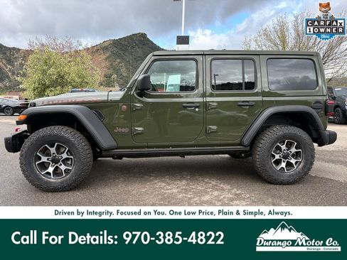 Used 2022 Jeep Wrangler Unlimited Rubicon w/ Steel Bumper Group AWD/4WD image 3