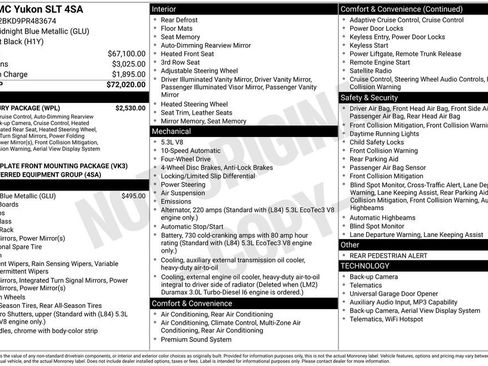 Used 2023 GMC Yukon SLT w/ SLT Luxury Package AWD/4WD image 40