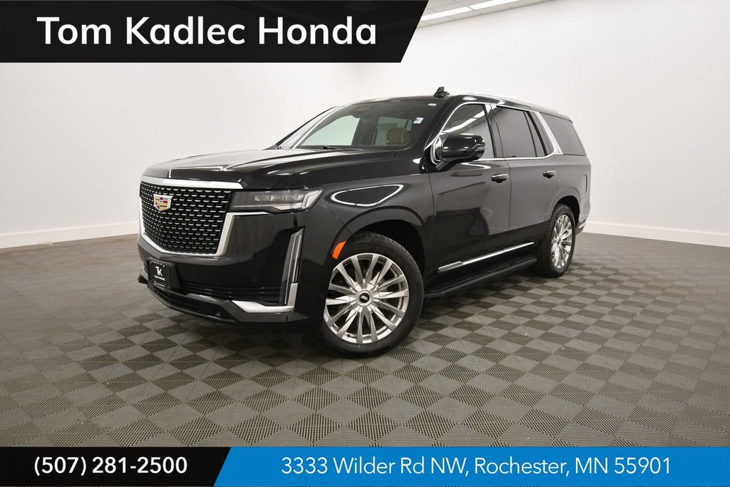 Used 2021 Cadillac Escalade Premium Luxury w/ Driver Assist Tech Package AWD/4WD image 1