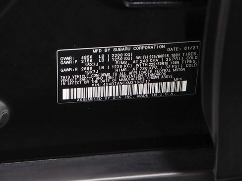 Used 2021 Subaru Outback Limited w/ Popular Package #2 image 33