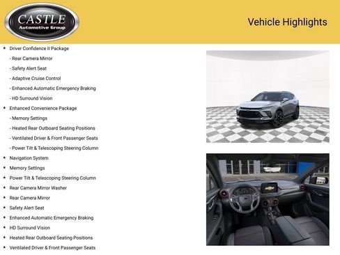 New 2026 Chevrolet Blazer RS w/ Driver Confidence II Package image 3