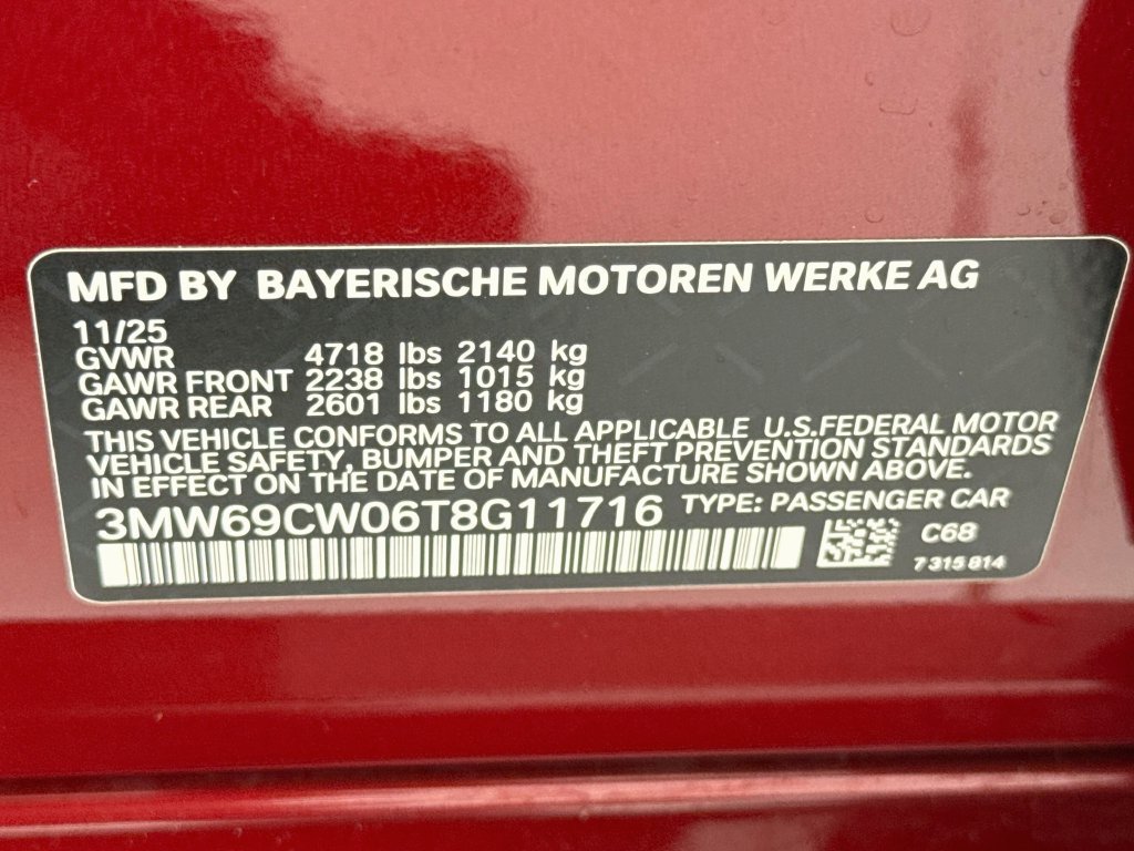 Certified 2026 BMW 330i Sedan w/ M Sport Package RWD image 34