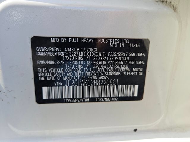 Used 2017 Subaru Crosstrek 2.0i Limited AWD/4WD image 16
