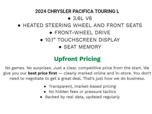 Used 2024 Chrysler Pacifica Touring-L FWD image 2