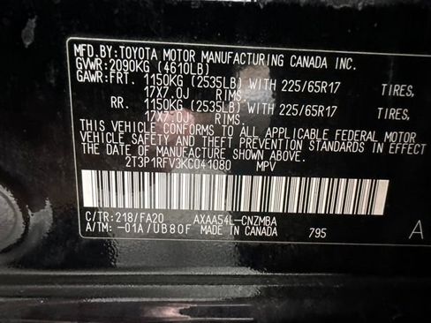 Used 2019 Toyota RAV4 XLE AWD/4WD image 31