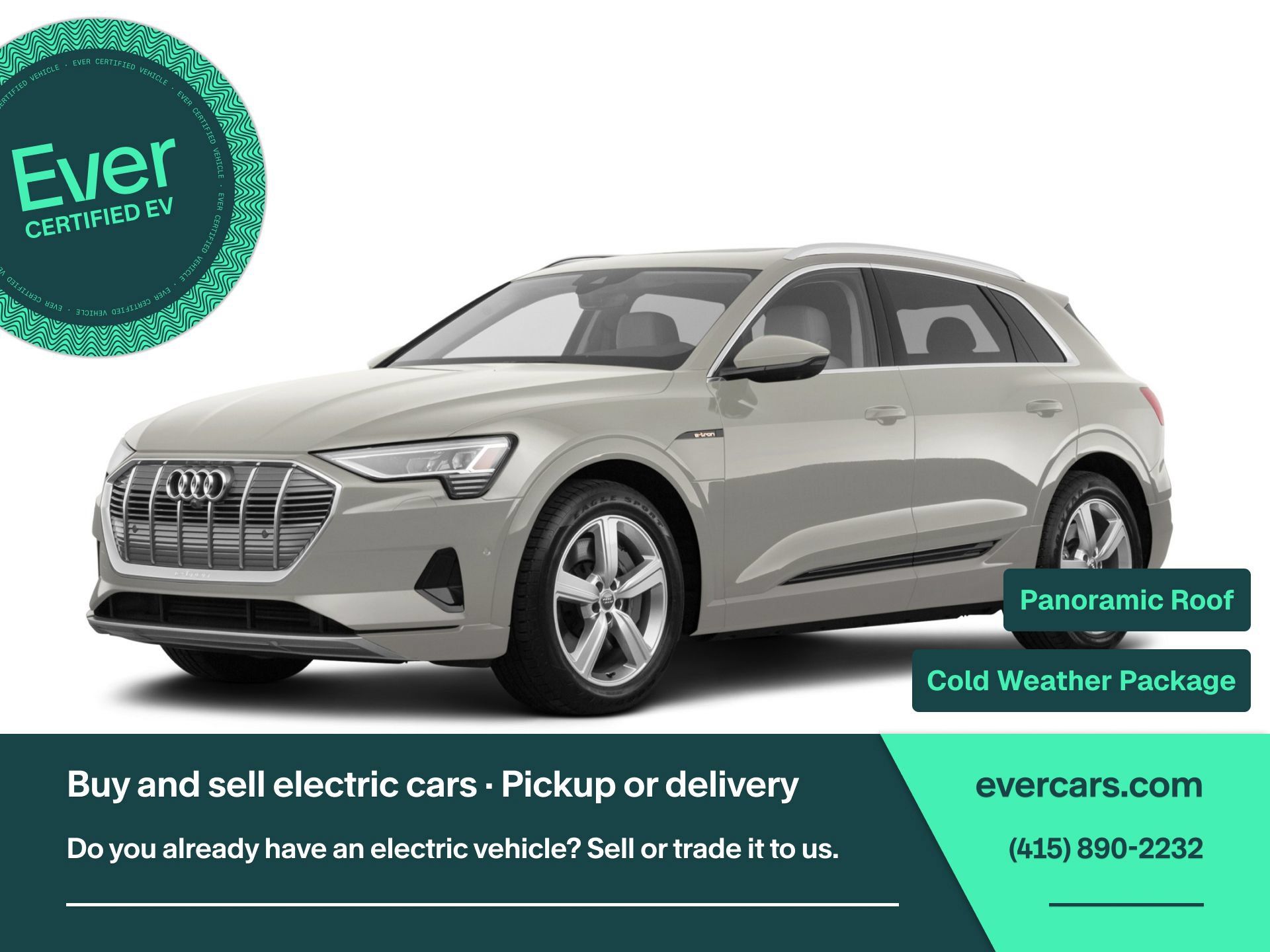 Used 2019 Audi e-tron Premium Plus AWD/4WD image 1