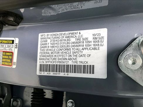 Used 2023 Honda Ridgeline RTL image 18