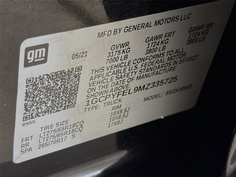 Used 2021 Chevrolet Silverado 1500 LT Trail Boss w/ Convenience Package II AWD/4WD image 33