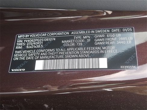 New 2025 Volvo XC90 B6 Ultra w/ Protection Package image 9