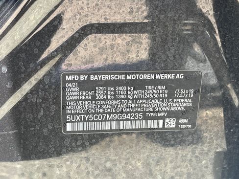 Used 2021 BMW X3 xDrive30i w/ Convenience Package AWD/4WD image 10